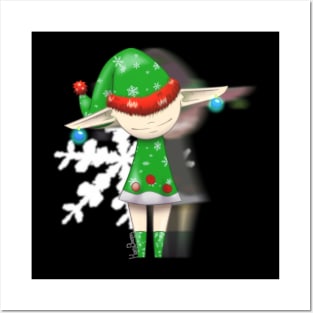 Christmas Elf Posters and Art